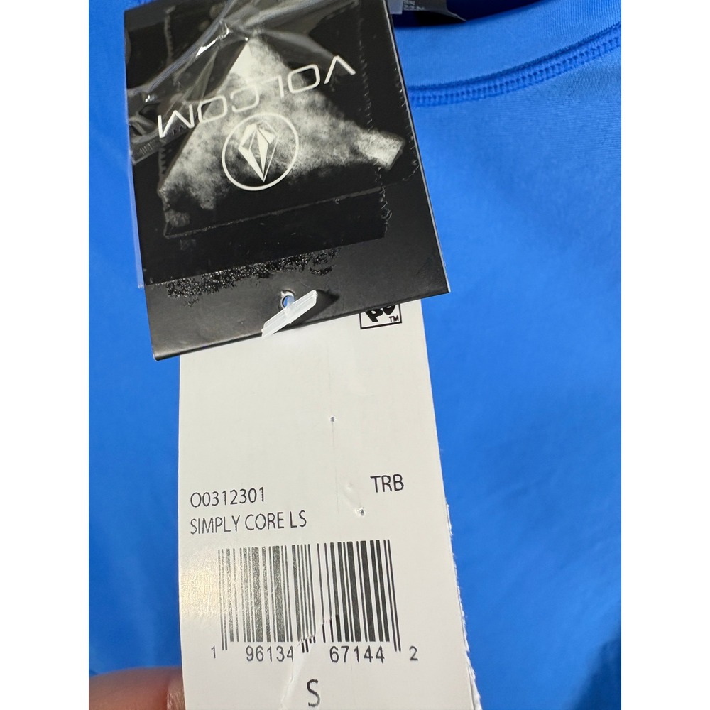 Volcom Simply Core Long Sleeve Rash Guard True S - Picture 6 of 7